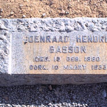 BASSON Coenraad Hendrik 1890-1933