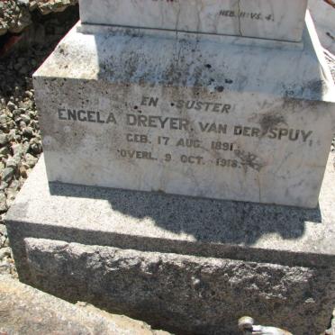 DREYER Engela nee VAN DER SPUY 1891-1918