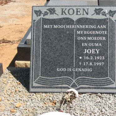 KOEN Joey 1923-1997