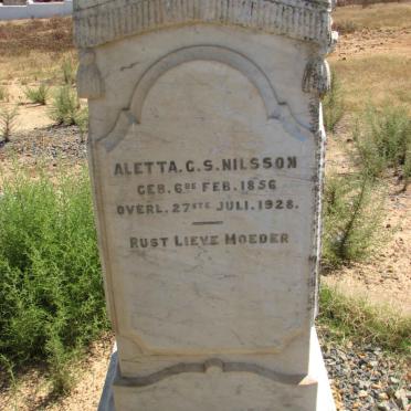 NILSSON Aletta G.S. 1856-1928