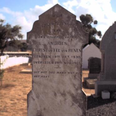 RENEN Christoffel, van 1830-1905