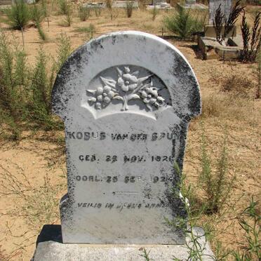 SPUY Kobus, van der 1921-1924