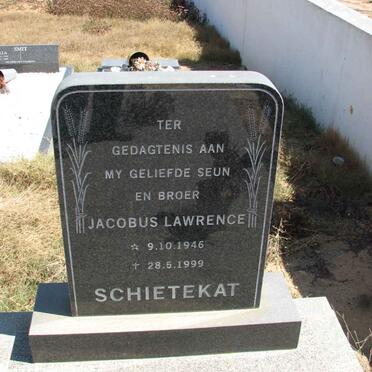 SCHIETEKAT Jacobus Lawrence 1946-1999