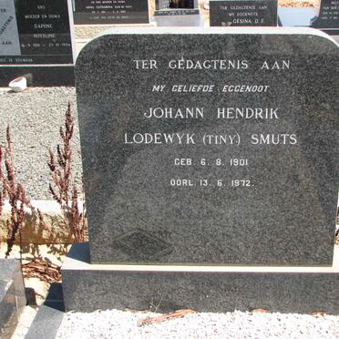 SMUTS Johann Hendrik Lodewyk 1901-1972