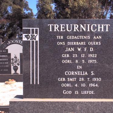 TREURNICHT Jan W.F.D. 1922-1975 &amp; Cornelia S. SMIT 1930-1964