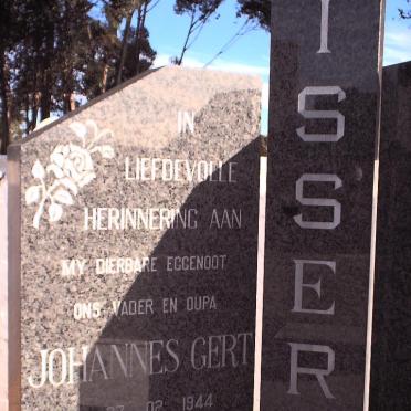 VISSER Johannes Gert 1944-1998