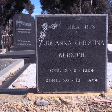 WERNICH Johanna Christina 1884-1964