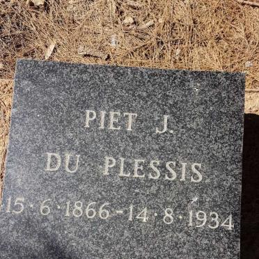 PLESSIS Piet J., du 1866-1934