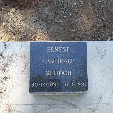 SCHOCH Ernest Lamorale 1898-1991