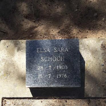 SCHOCH Elsa Sara 1903-1976