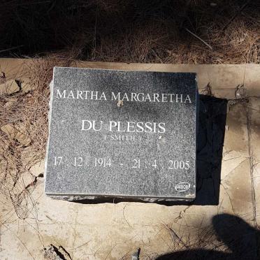 PLESSIS Martha Margaretha, du nee SMITH 1914-2005