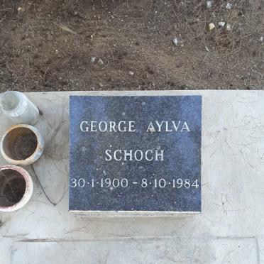 SCHOCH George Aylva 1900-1984