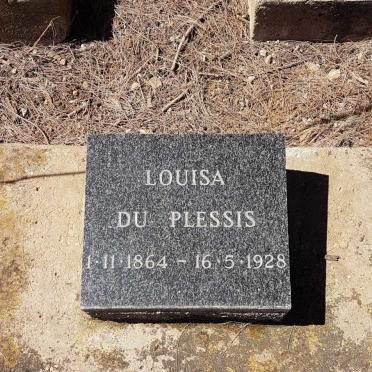 PLESSIS Louisa, du 1864-1928