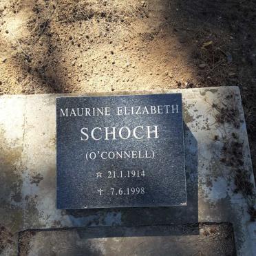 SCHOCH Maurine Elizabeth nee O'CONNELL 1914-1998