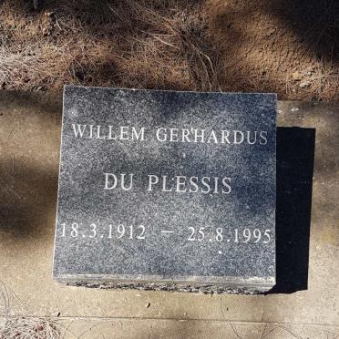 PLESSIS Willem Gerhardus, du 1912-1995