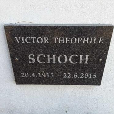 SCHOCH Victor Theophile  1915-2015