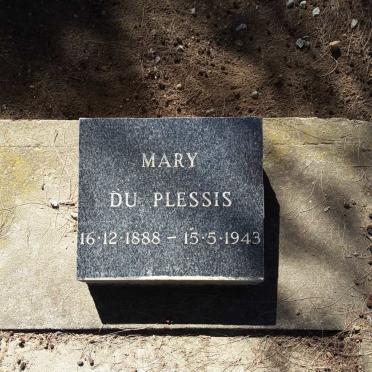 PLESSIS Mary, du 1888-1943