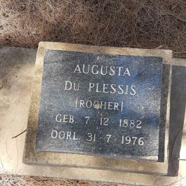 PLESSIS Augusta, du nee ROCHER 1882-1976