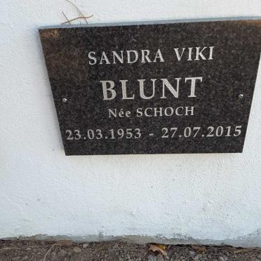 BLUNT Sandra Viki nee SCHOCH 1953-2015