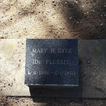 DYER Mary H. nee DU PLESSIS 1896-1950