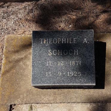 SCHOCH Theophile A. 1871-1925