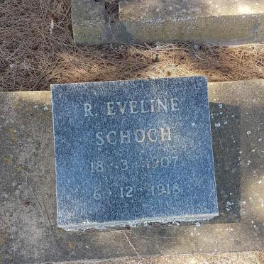 SCHOCH R. Eveline 1907-1918