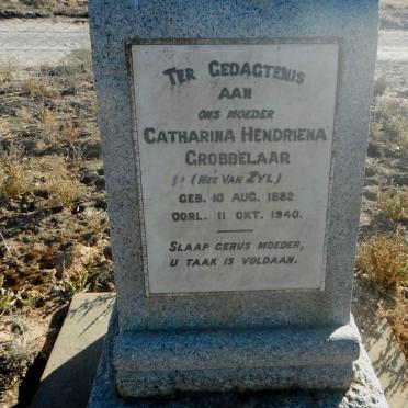 GROBBELAAR Catharina Hendriena nee VAN ZYL 1882-1940