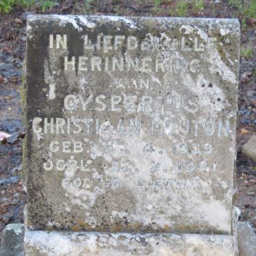 MOUTON Gysbertus Christiaan 1939-1941