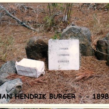 BURGER Johan Hendrik 1898-1948