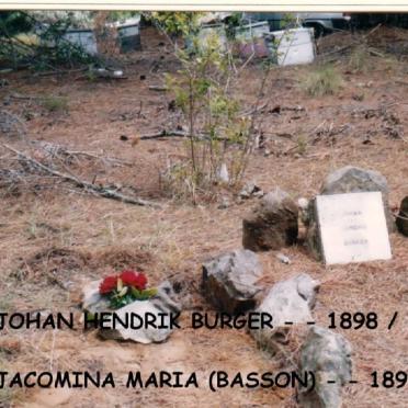 BURGER Johan Hendrik 1898-1948 &amp; Jacomina Maria BASSON 1898-1988