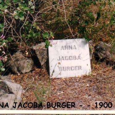 BURGER Anna Jacoba 1900-1979