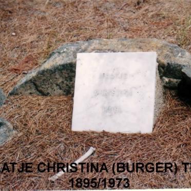 THIEL Maatje Christina nee BURGER 1895-1973