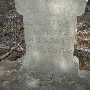HEYNS Christiaan C. 1867-1952