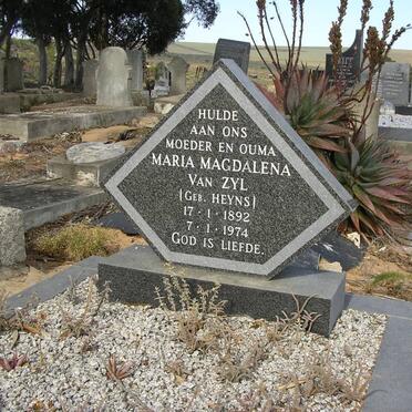 ZYL Maria Magdalena, van nee HEYNS 1892-1974