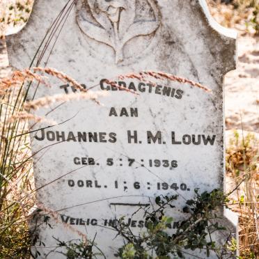 LOUW Johannes H.M. 1936-1940