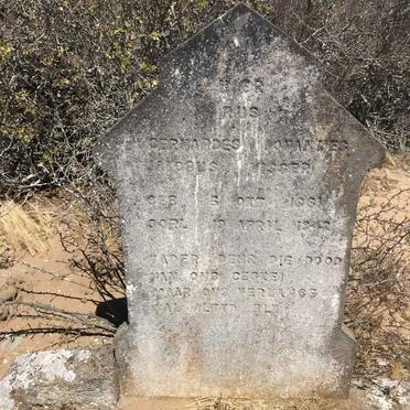 VISSER Gerhardes Johannes Jakobus 18?1-1942