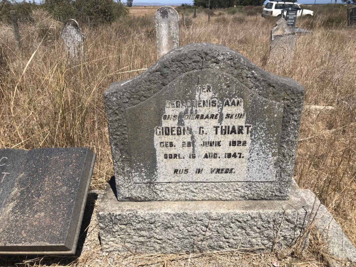 THIART Gideon G. 1922-1947