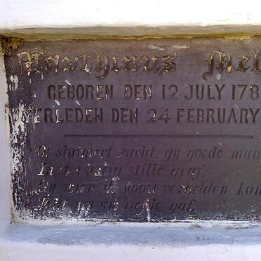 MELCK Marthinus 1787-1855