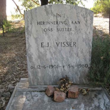 VISSER E.J. 1901-1980