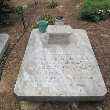 NEETHLING Philippus Lourens Bouwer 1918-2002 &amp; Hester Helena DE KOCK 1911-1991