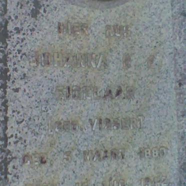 EIGELAAR Johanna B.E. nee VISSER 1880-1942