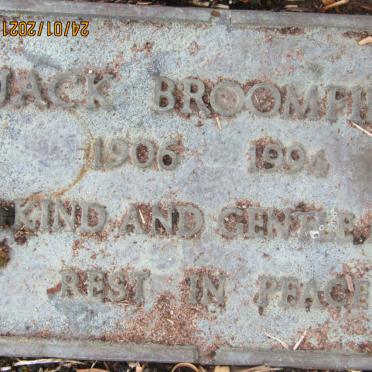 BROOMFIELD Jack 1906-1994