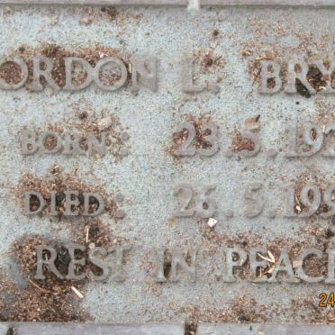 BRYANT Gordon L. 1925-1994