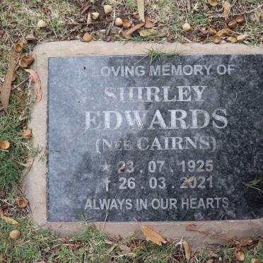 EDWARDS Shirley nee CAIRNS 1925-2021