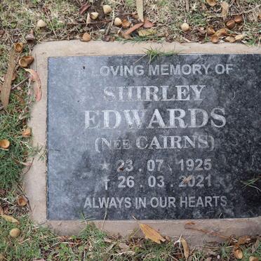 EDWARDS Shirley nee CAIRNS 1925-2021