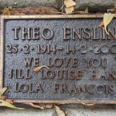 ENSLIN Theo 1914-2005