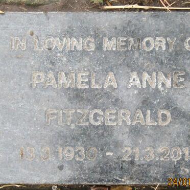 FITZGERALD Pamela Anne 1930-2013