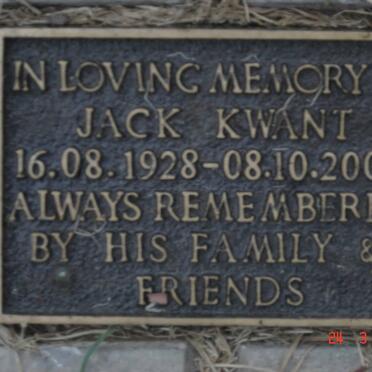 KWANT Jack 1928-2006