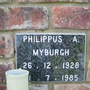MYBURGH Philippus A. 1928-1985