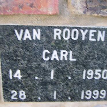 ROOYEN Carl, van 1950-1999